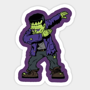 Dabbing Frankenstein Sticker